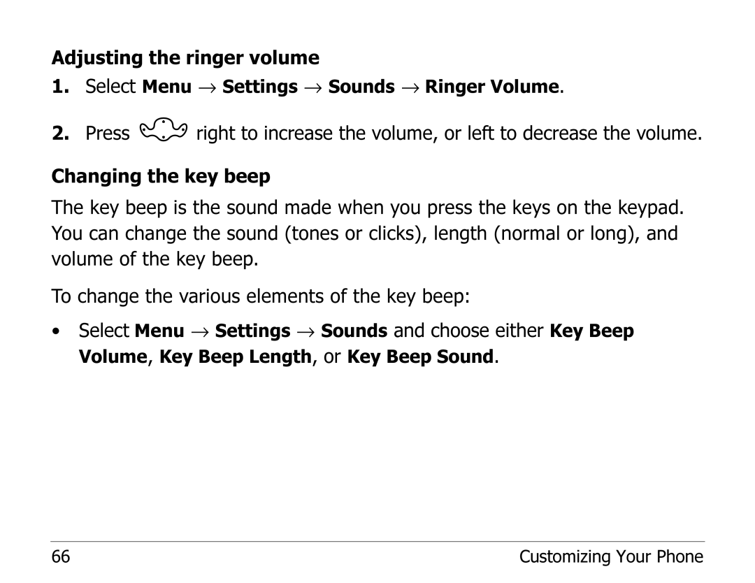 Kyocera 1135 manual Adjusting the ringer volume 