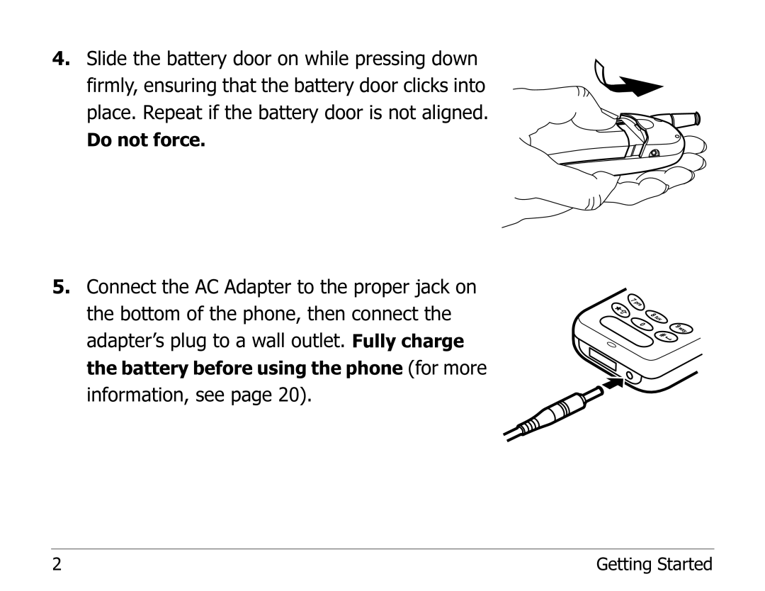 Kyocera 2100 Series manual Getting Started 