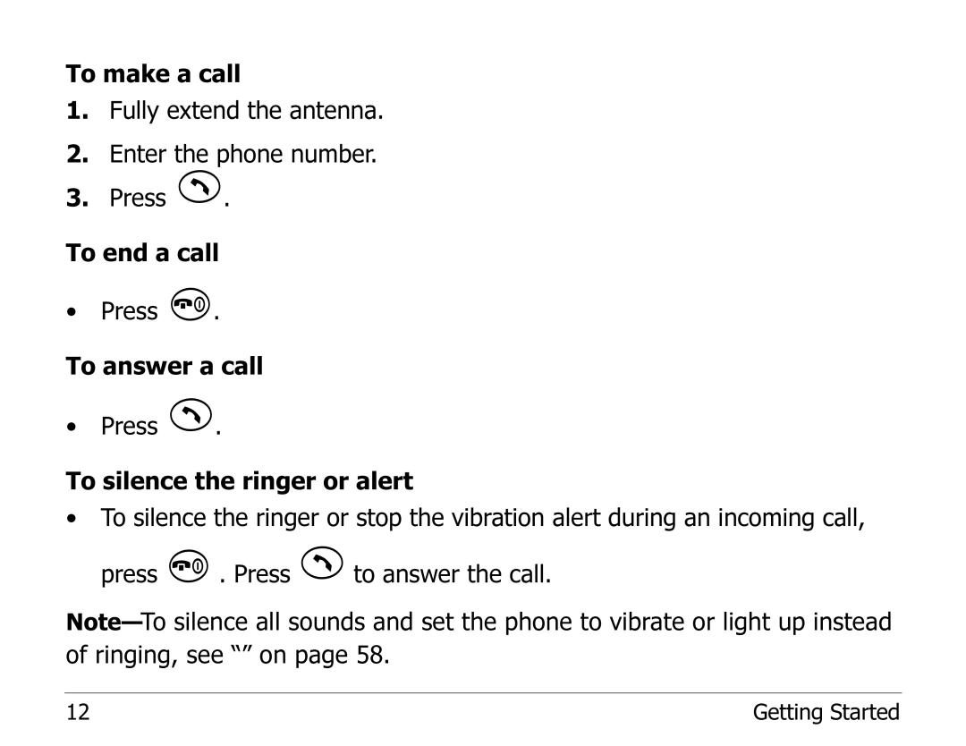 Kyocera 2100 Series manual Getting Started 