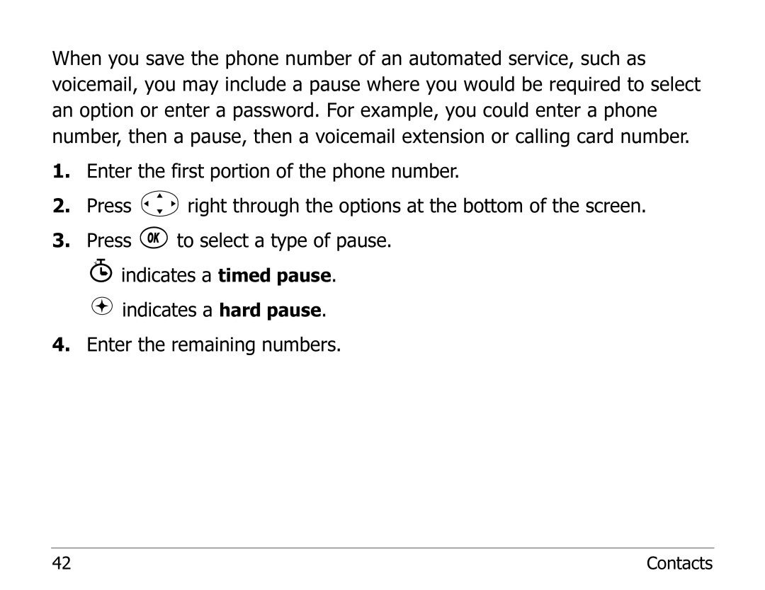 Kyocera 2100 Series manual Contacts 