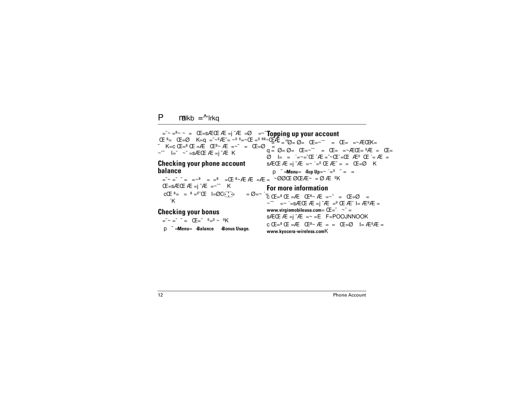 Kyocera 2119b manual ~ä~åÅÉ, `ÜÉÅâáåÖ=óçìê=Äçåìë, QçééáåÖ=ìé=óçìê=~ÅÅçìåí, Melkb=``lrkq 