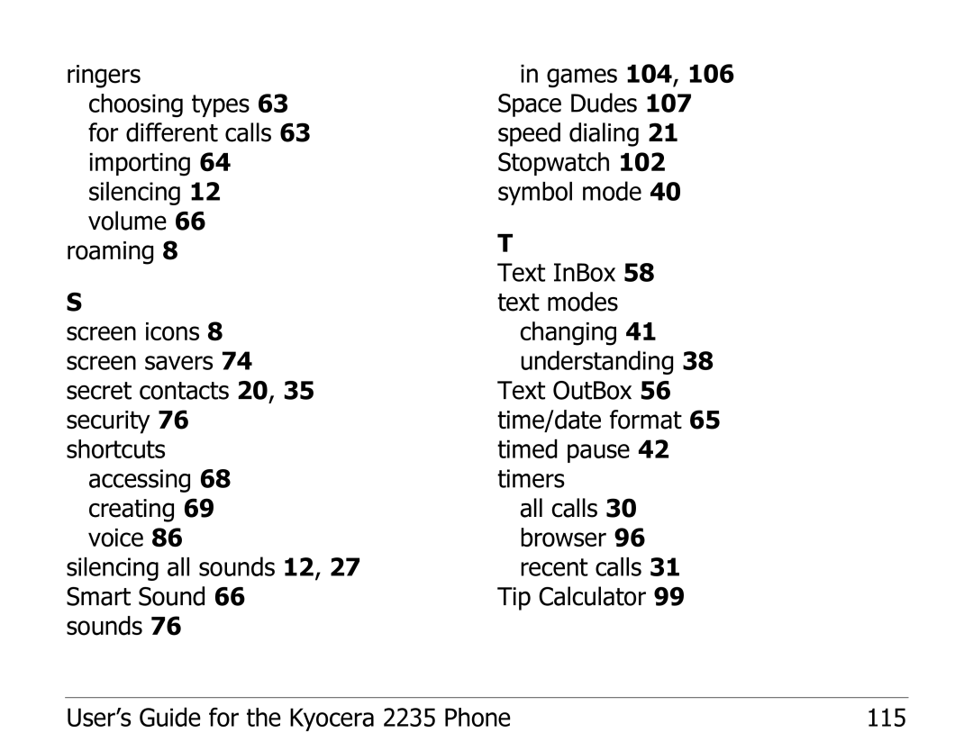 Kyocera 2235 manual 