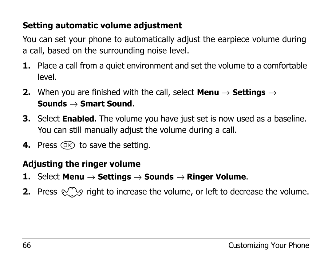 Kyocera 2235 manual Select Menu → Settings → Sounds → Ringer Volume 