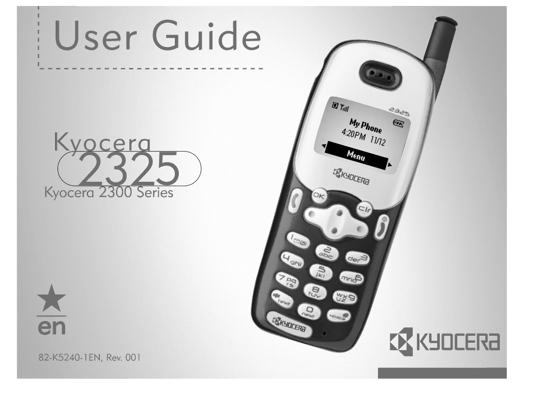 Kyocera 2325 manual 