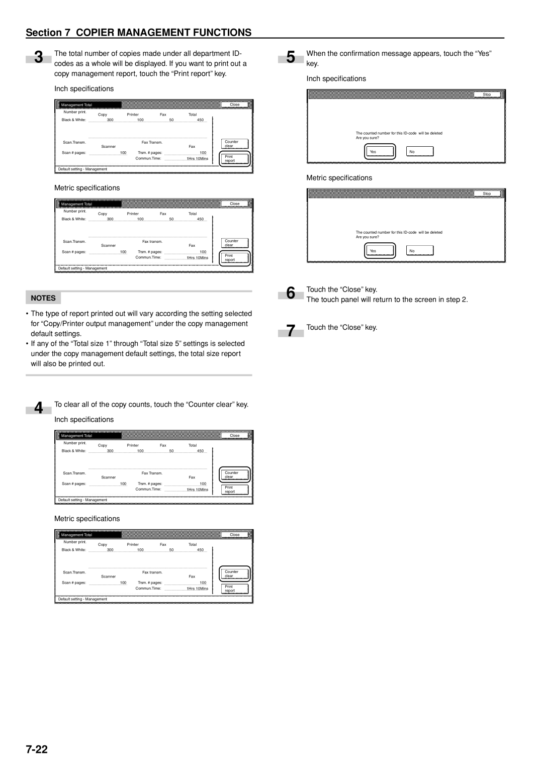 Kyocera 3035 manual Management Total 