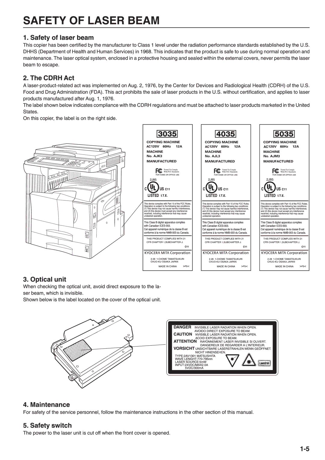 Kyocera 3035 manual 