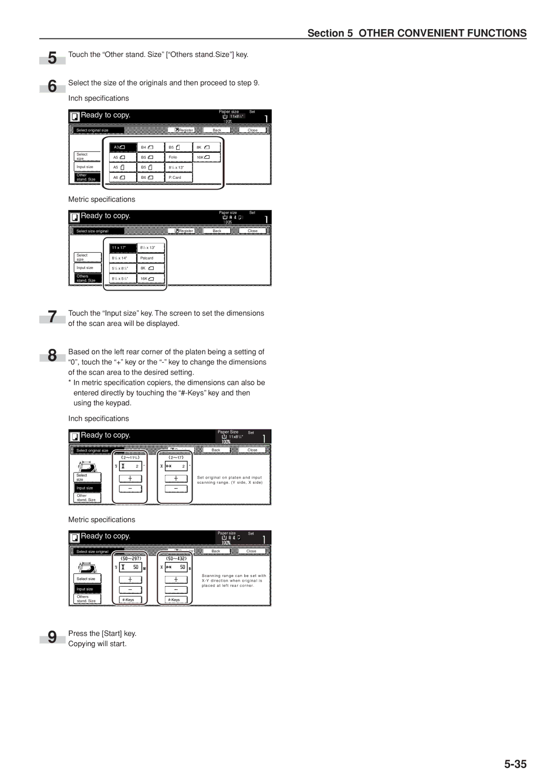 Kyocera 3035 manual 11x 8 1 