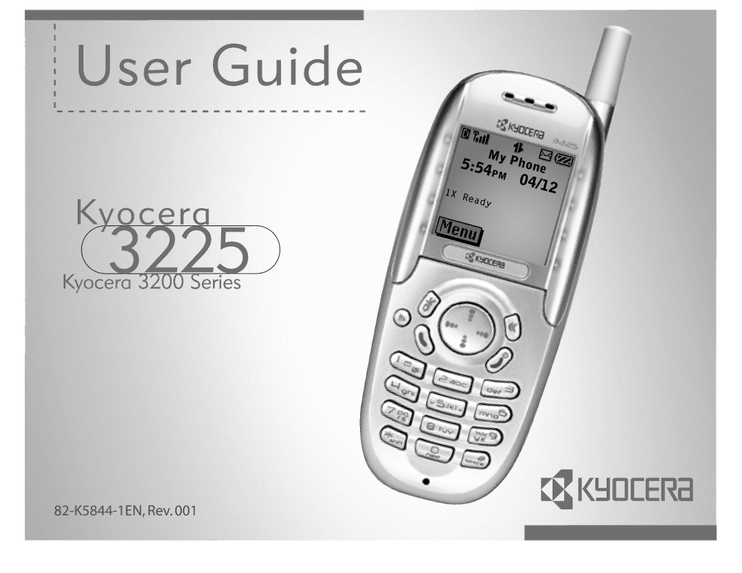 Kyocera 3200 series, 3225 manual 