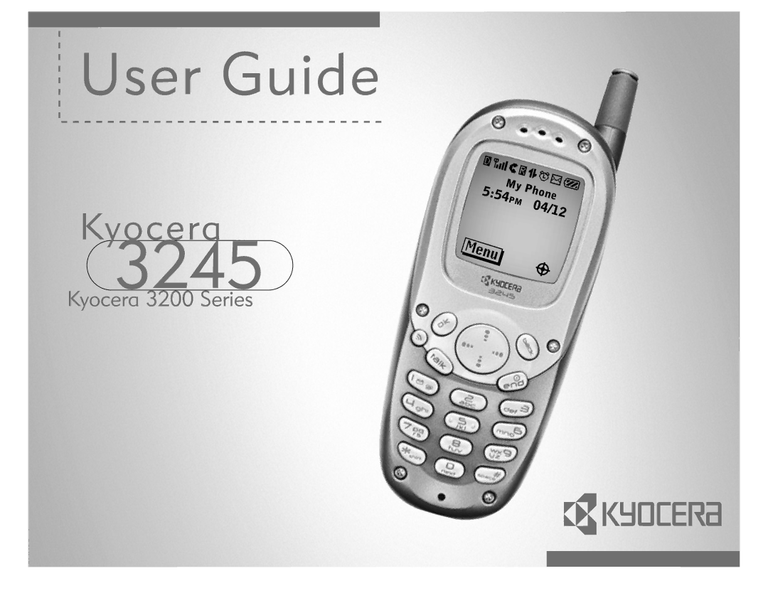 Kyocera 3245 manual 