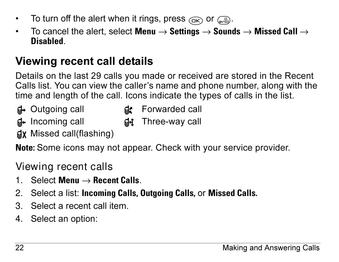 Kyocera 3245 manual Viewing recent call details, Viewing recent calls 