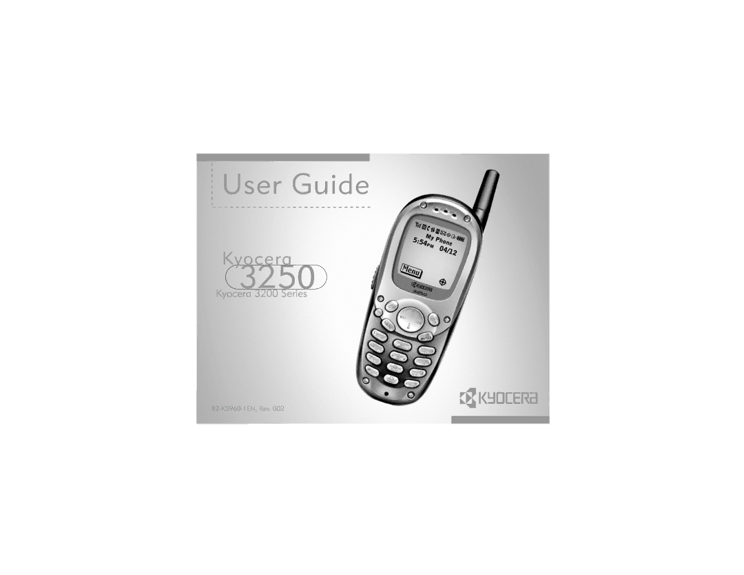 Kyocera 3250 manual 