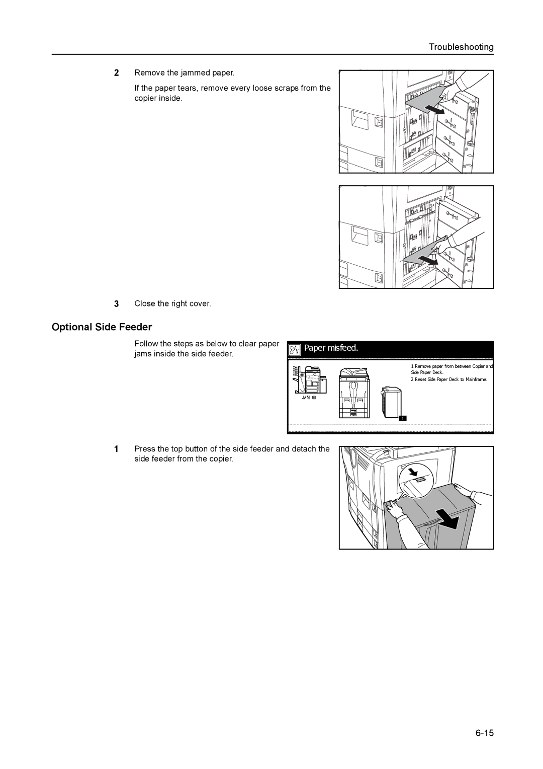 Kyocera 6030 manual Optional Side Feeder 