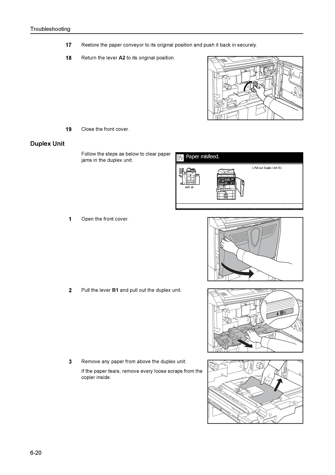 Kyocera 6030 manual Duplex Unit 