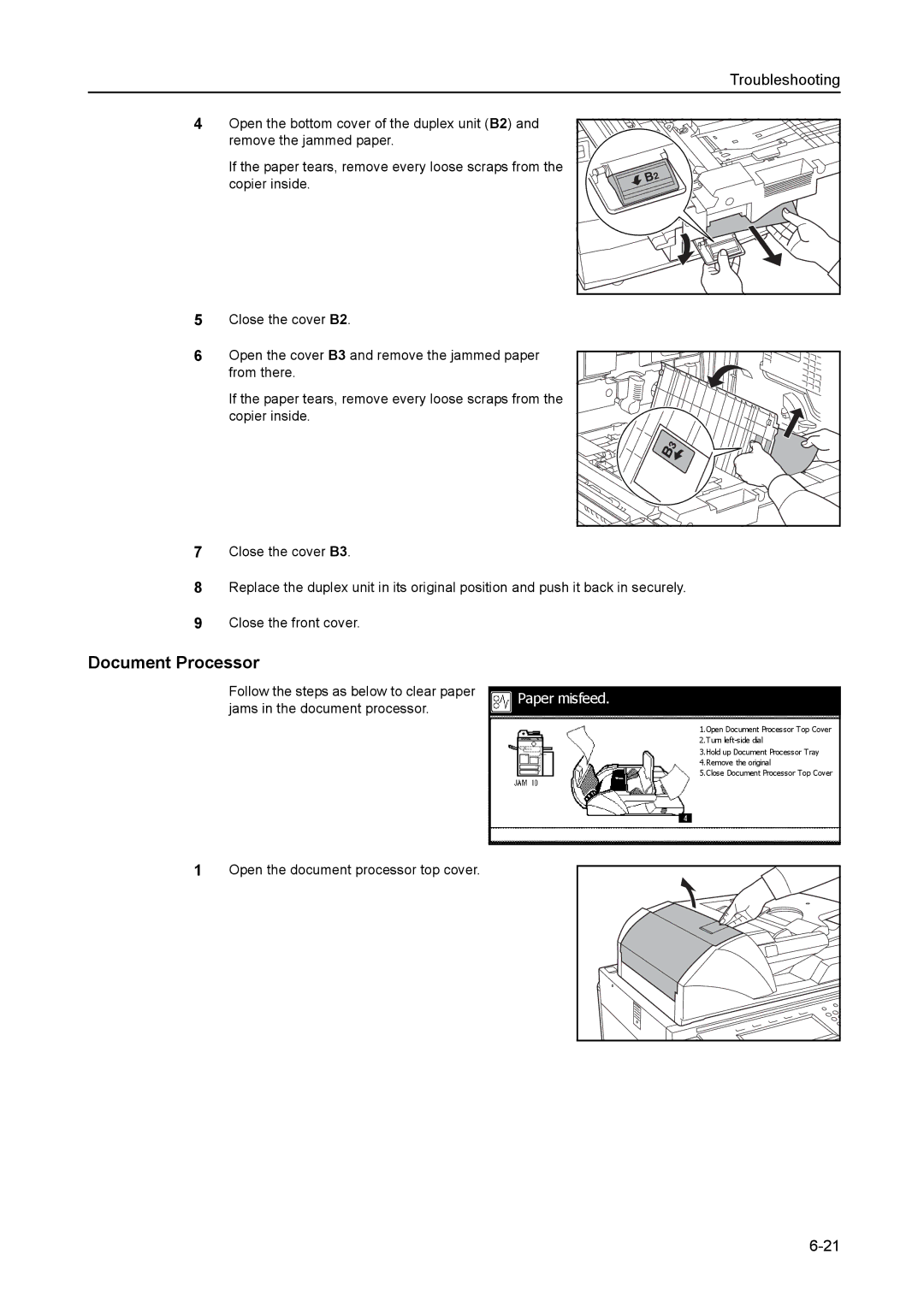 Kyocera 6030 manual Document Processor 