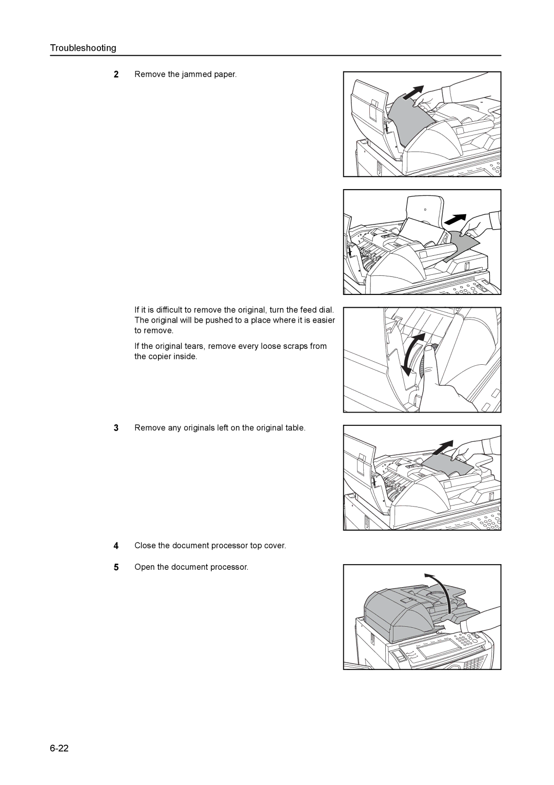 Kyocera 6030 manual Troubleshooting 