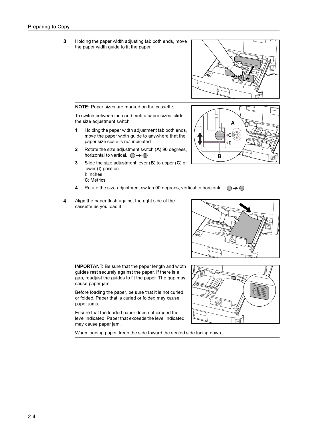 Kyocera 6030 manual Preparing to Copy 