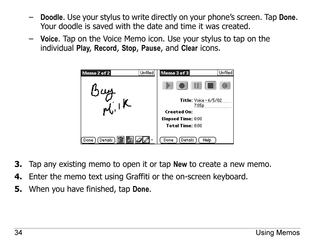 Kyocera 7135, 7100 Series manual Using Memos 