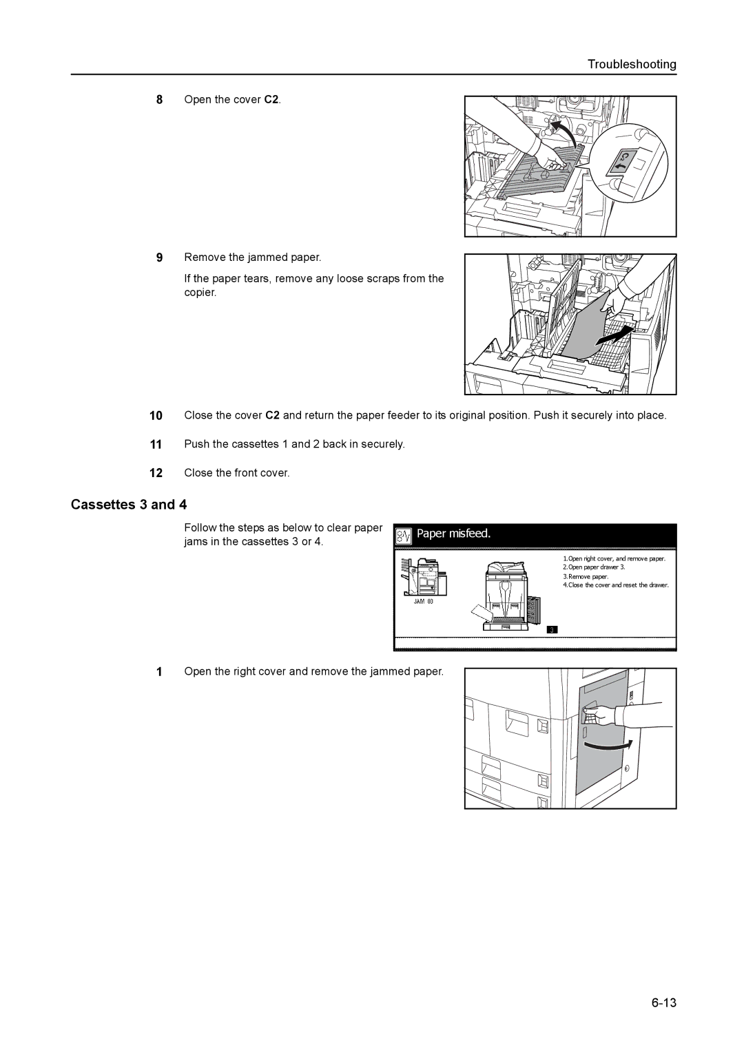 Kyocera 8030 manual Cassettes 3 