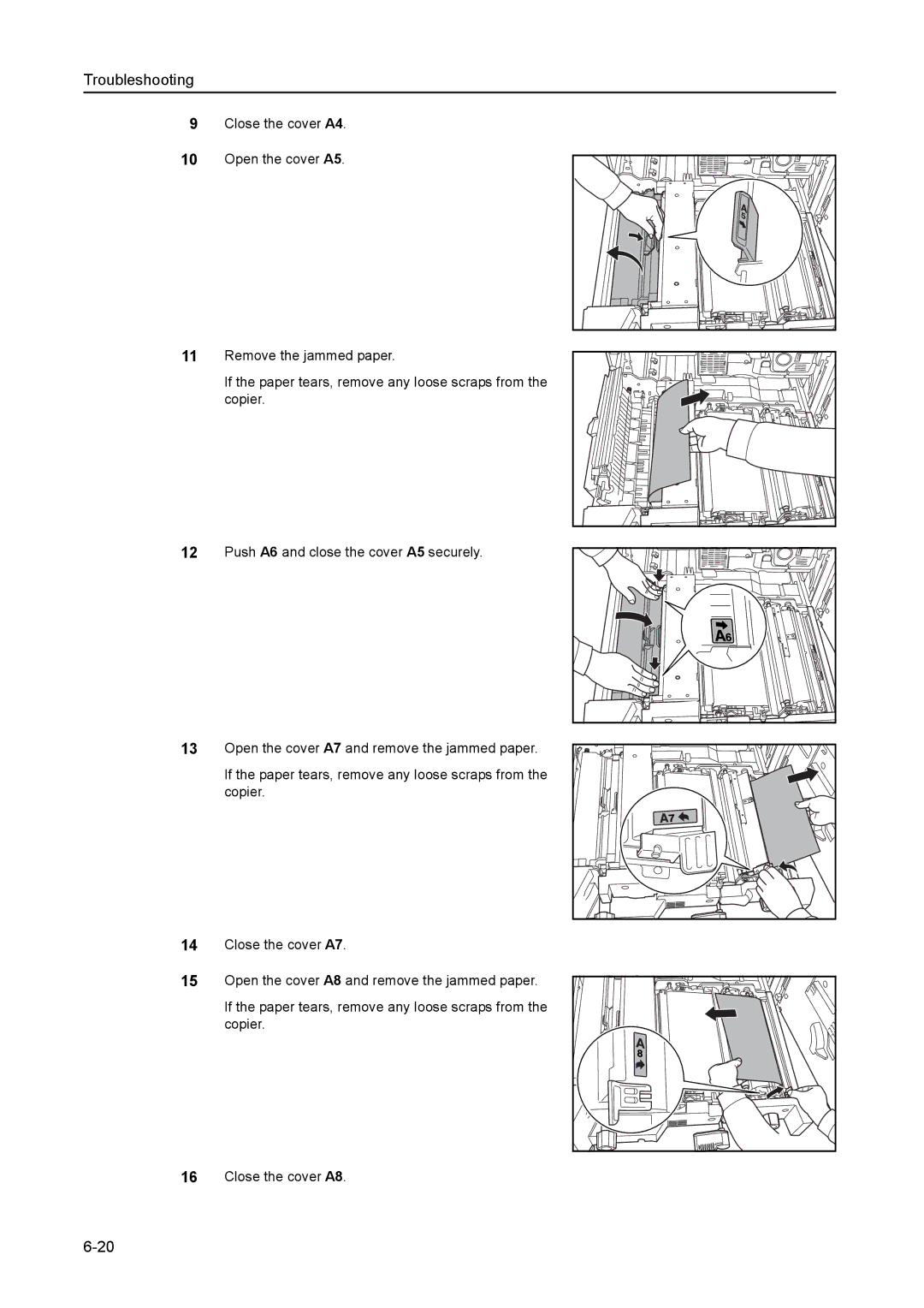 Kyocera 8030 manual Troubleshooting 