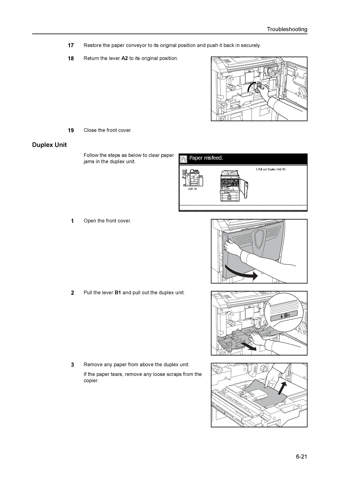 Kyocera 8030 manual Duplex Unit 