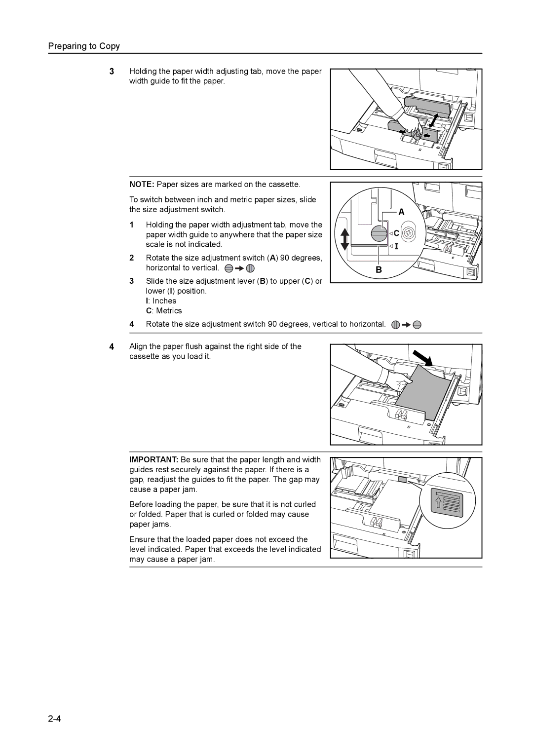 Kyocera 8030 manual Preparing to Copy 