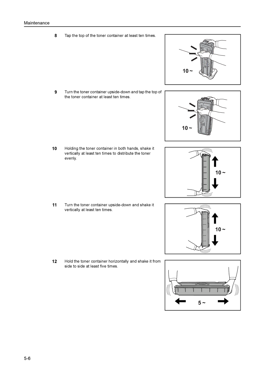 Kyocera 8030 manual Maintenance 