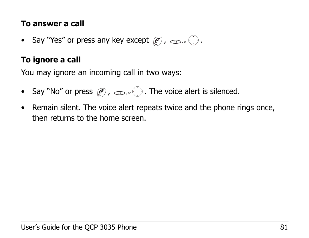 Kyocera 82-K5243 manual User’s Guide for the QCP 3035 Phone 