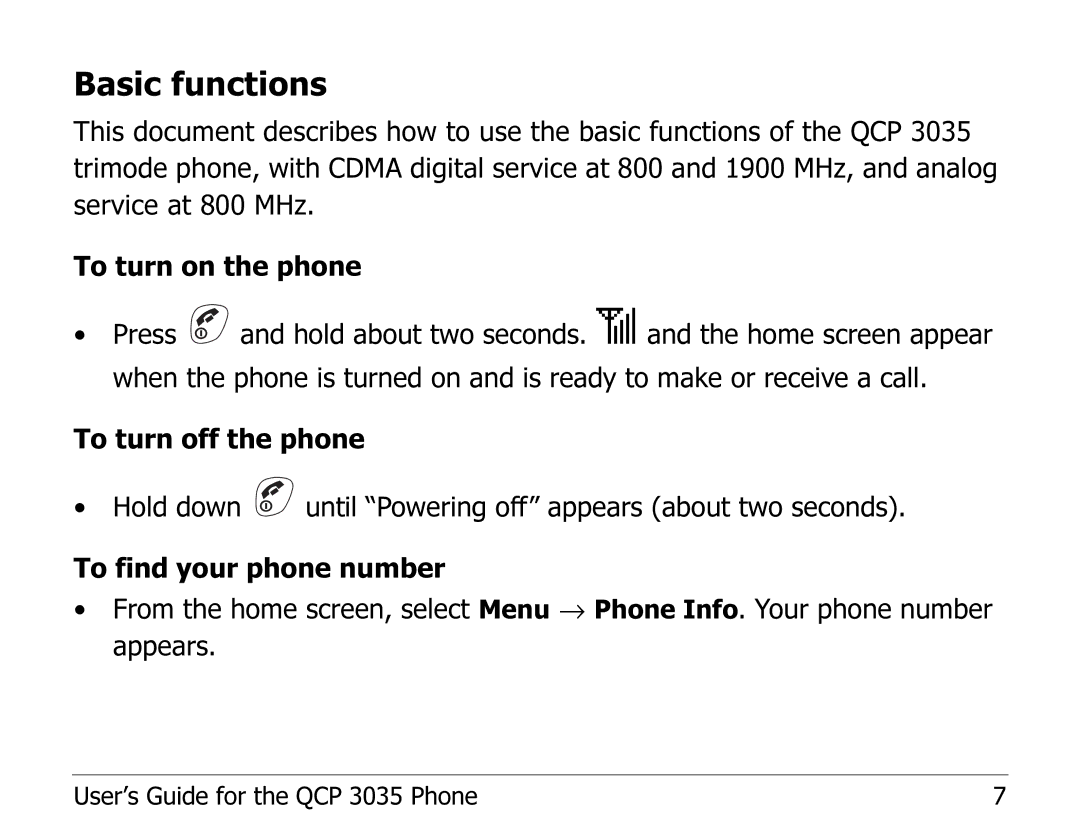 Kyocera 82-K5243 manual Basic functions 