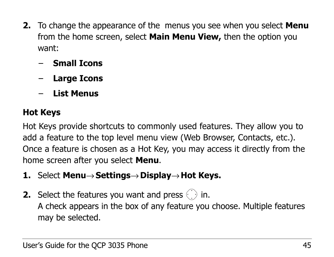 Kyocera 82-K5243 manual User’s Guide for the QCP 3035 Phone 