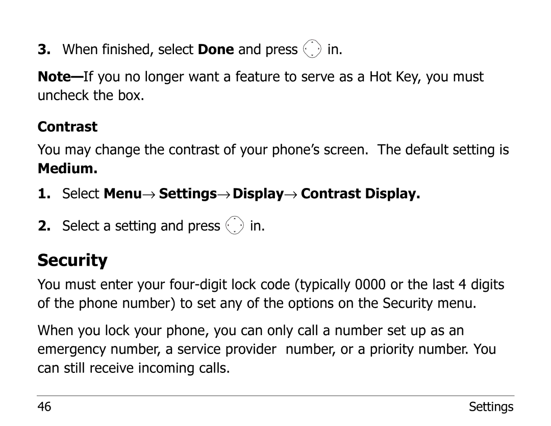 Kyocera 82-K5243 manual Security 