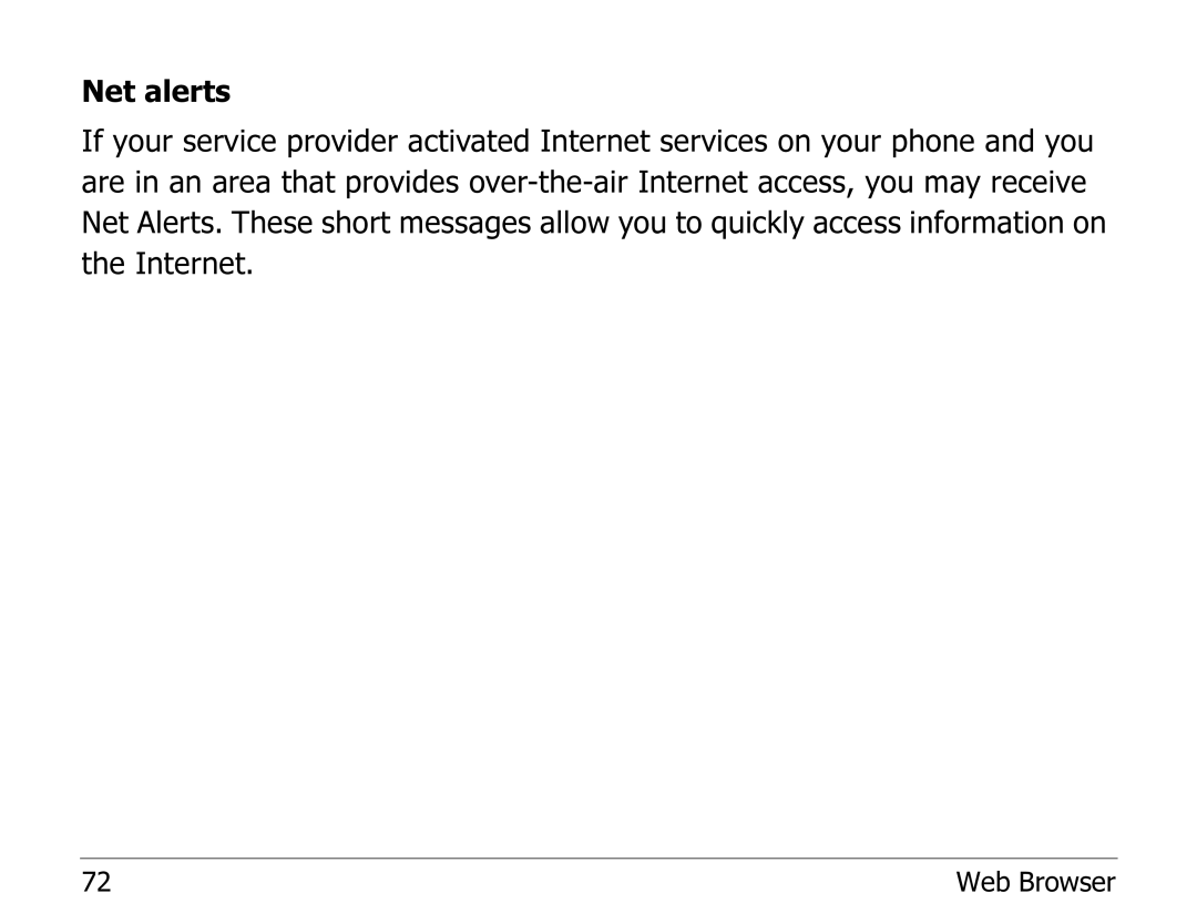 Kyocera 82-K5243 manual Web Browser 