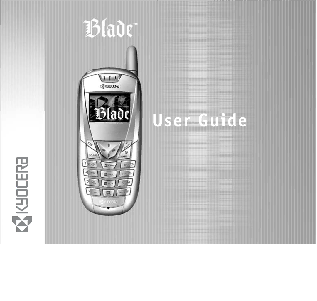 Kyocera Blade manual User Guide 