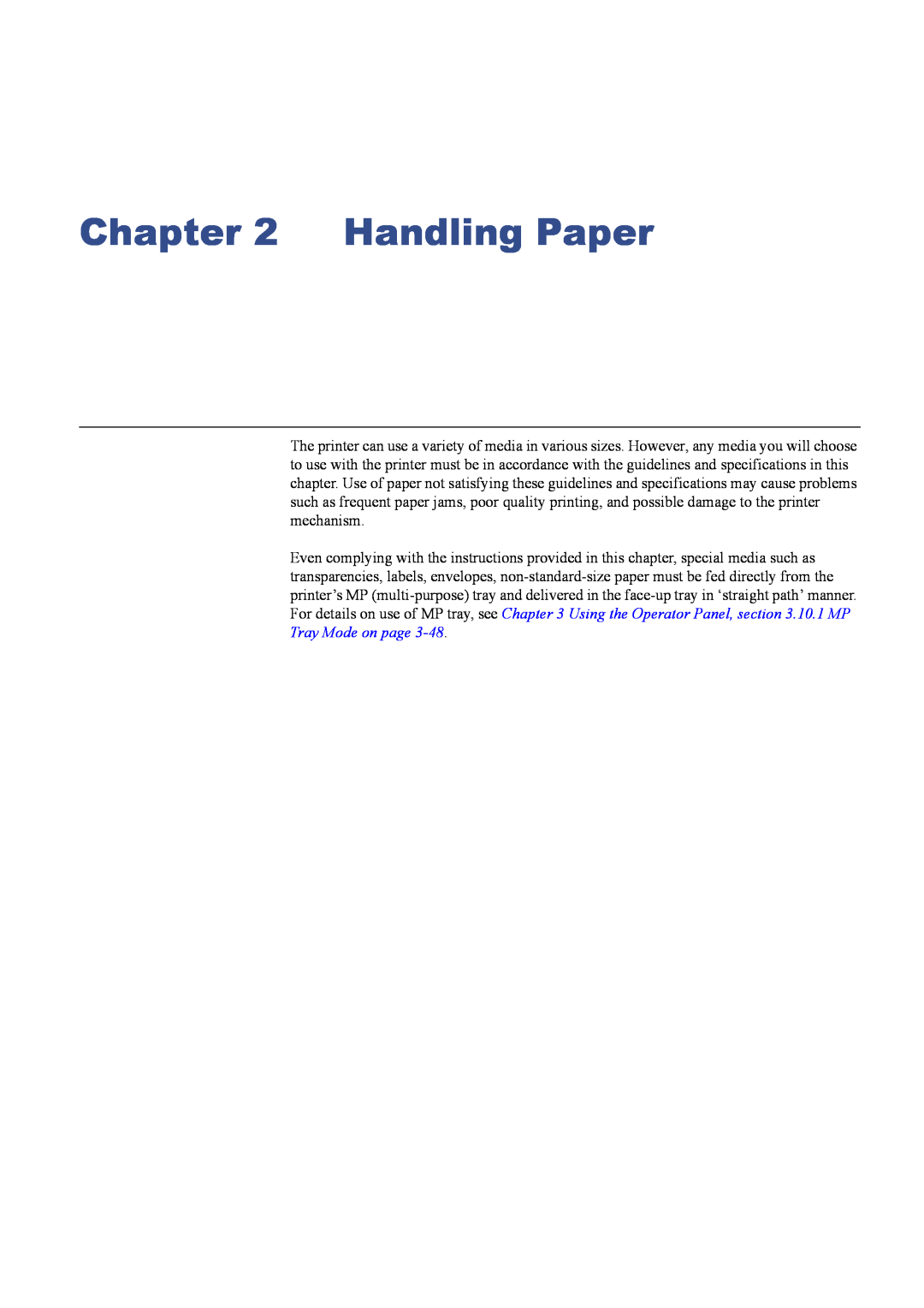 Kyocera C8026N manual Handling Paper 
