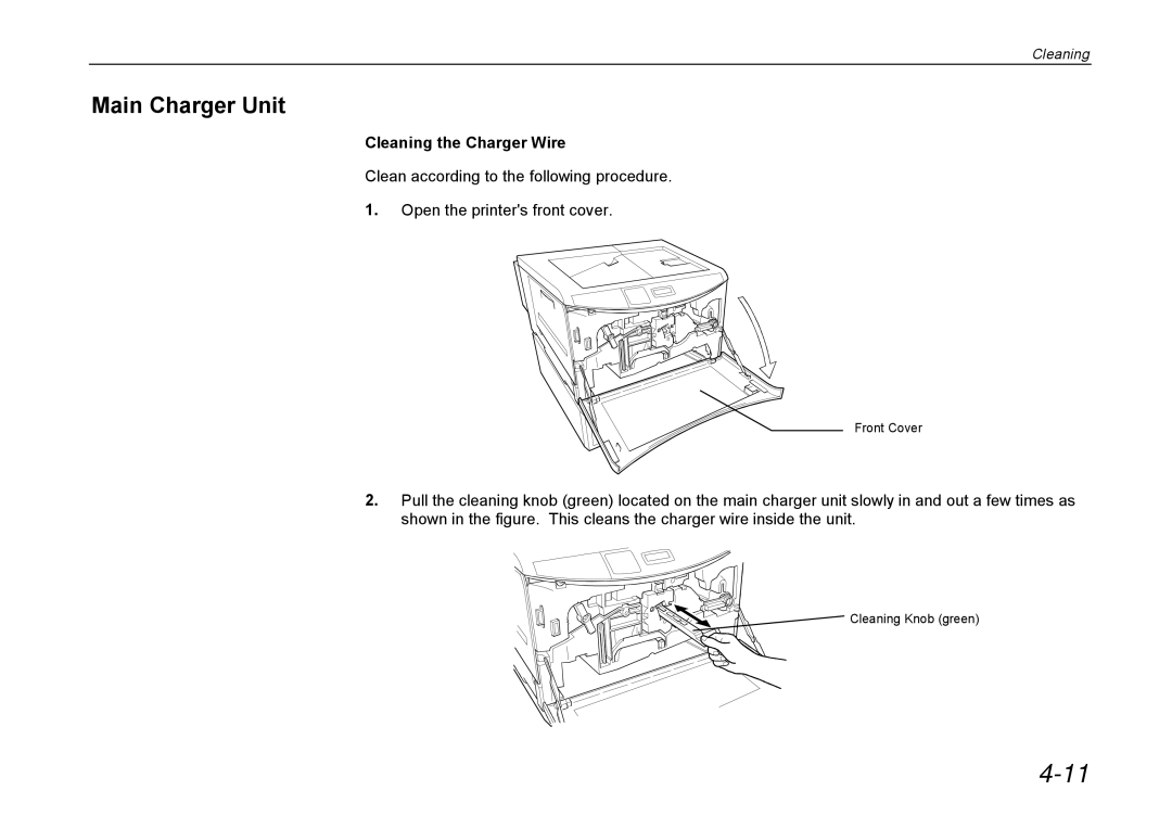 Kyocera DP-3600 manual Main Charger Unit 