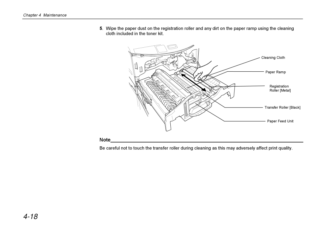 Kyocera DP-3600 manual Maintenance 