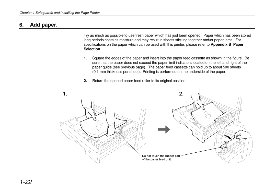 Kyocera DP-3600 manual Add paper 