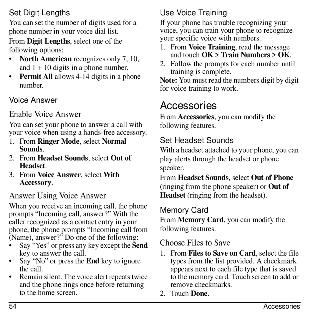 Kyocera E3100 manual Accessories 