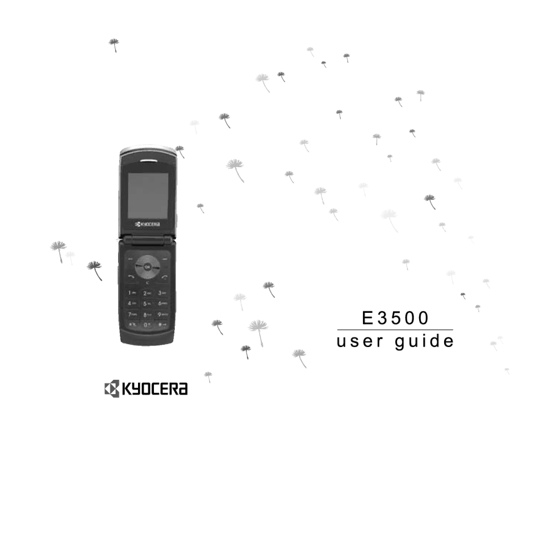 Kyocera E3500 manual 