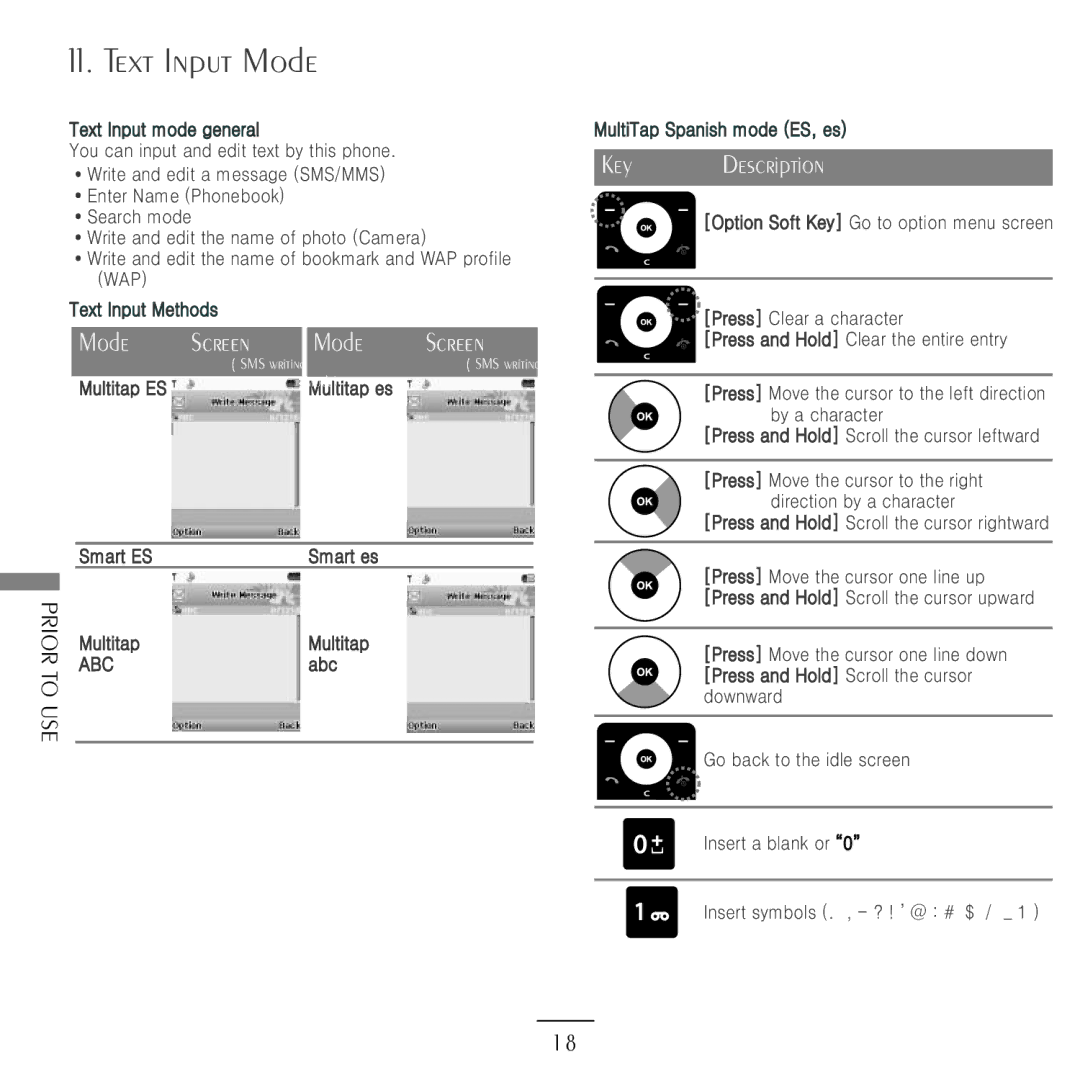 Kyocera E3500 manual Text Input Mode, ;Φνυκυβρ͑ͷ ΄͑, ;Φνυκυβρ͑ζ Τ͑, ΄Ξβσυ͑ͷ΄͑΄Ξβσυ͑ζτ͑ 