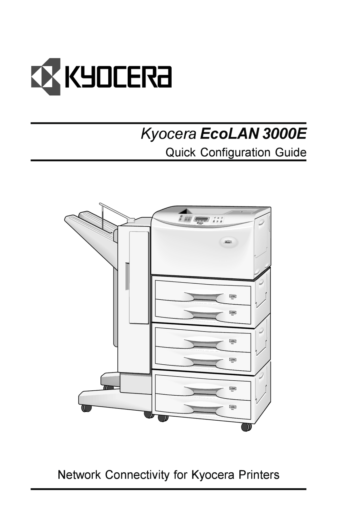 Kyocera manual Kyocera EcoLAN 3000E 