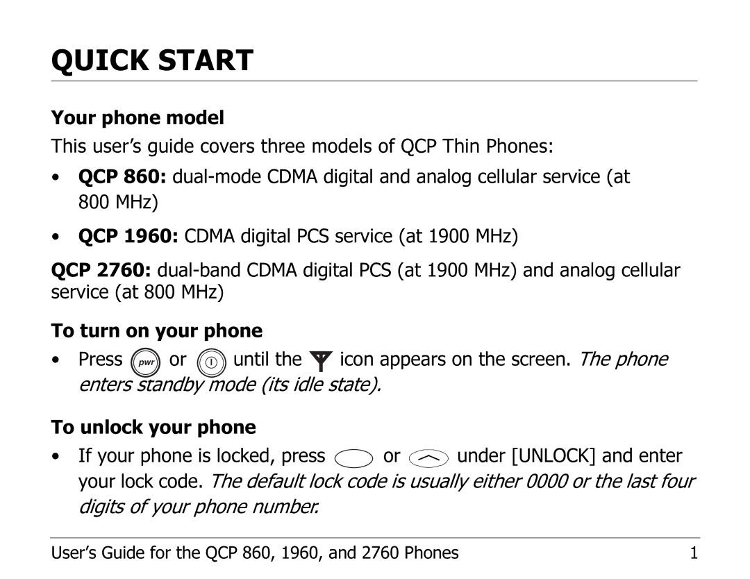 Kyocera EN manual Quick Start 