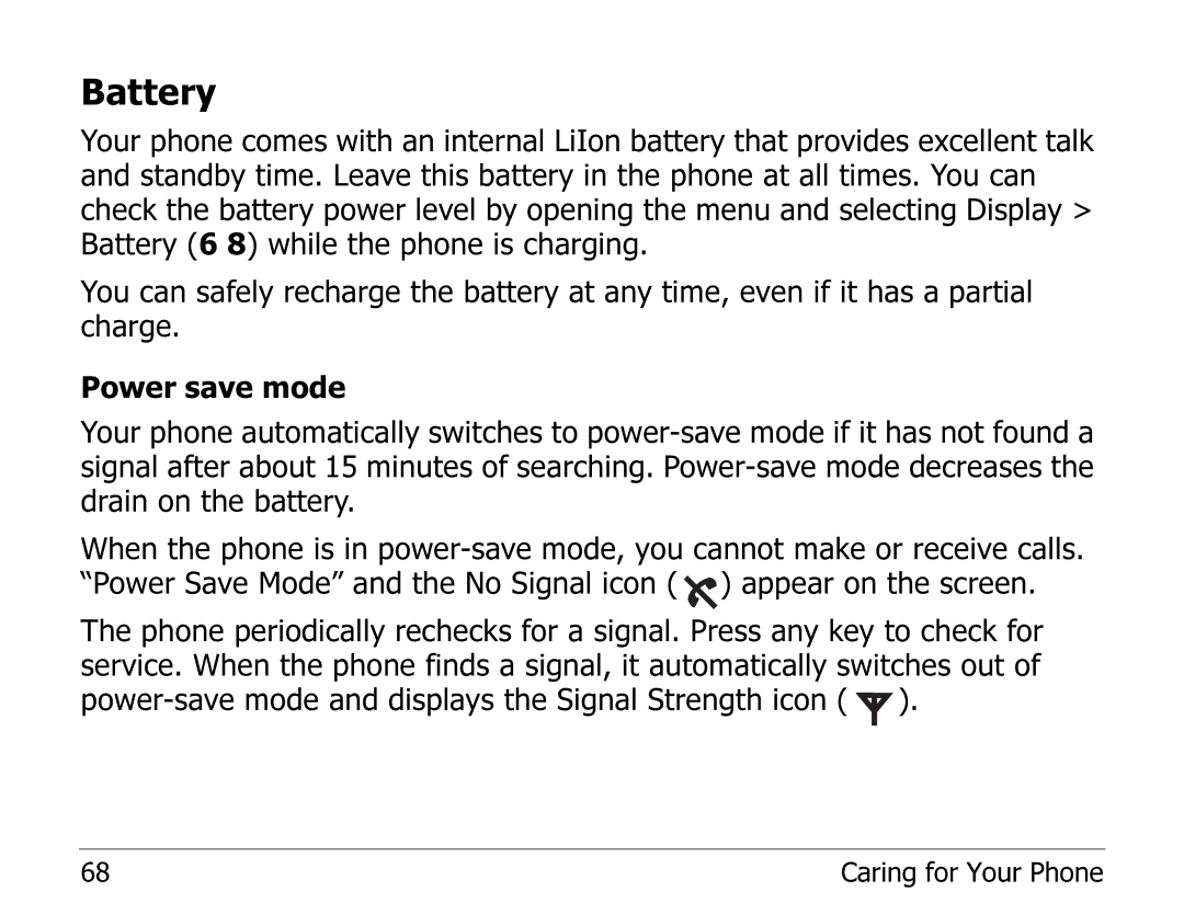 Kyocera EN manual Battery 