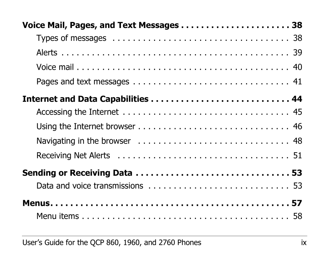 Kyocera EN manual User’s Guide for the QCP 860, 1960, and 2760 Phones 