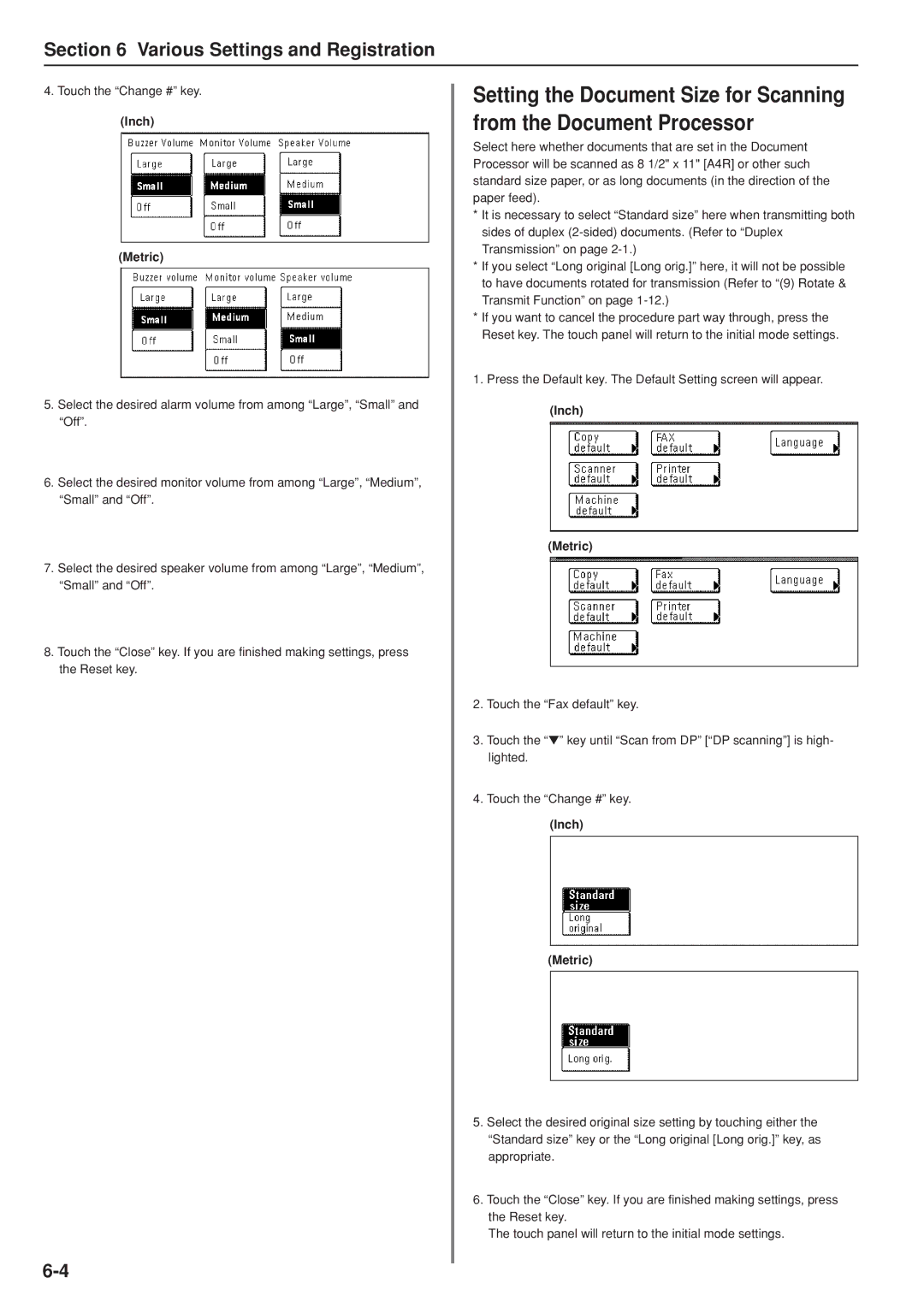 Kyocera FAX SYSTEM manual Various Settings and Registration 