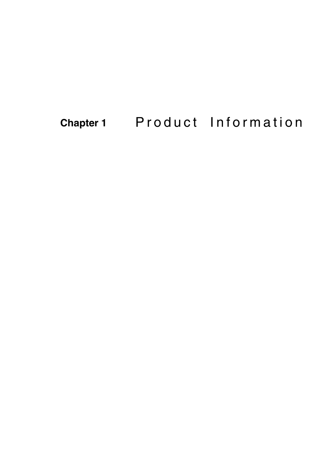 Kyocera FS-1010 service manual O d u c t I n f o r m a t i o n, Chapter 