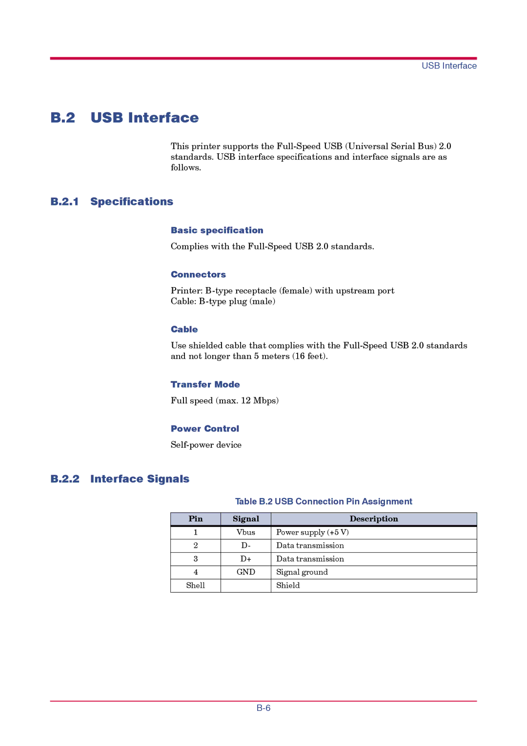 Kyocera FS-1010 manual USB Interface, Specifications 