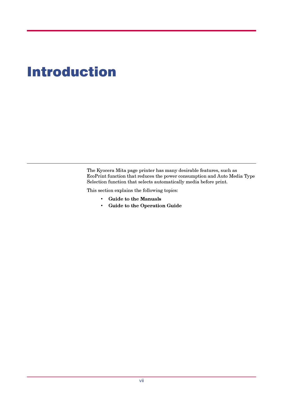 Kyocera FS-1010 manual Introduction 