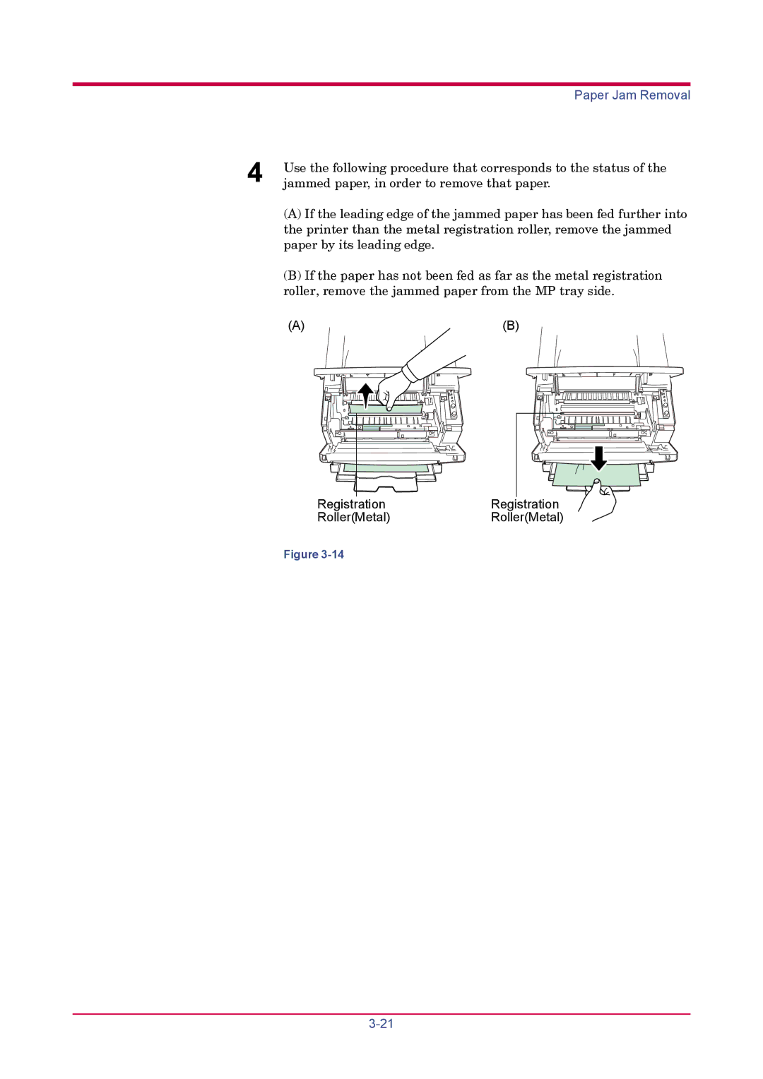 Kyocera FS-1020D manual RegistrationRegistration RollerMetalRollerMetal 