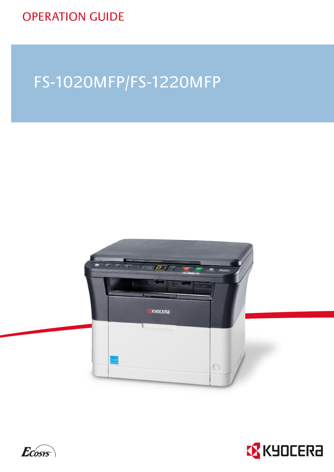 Kyocera manual FS-1020MFP/FS-1220MFP 