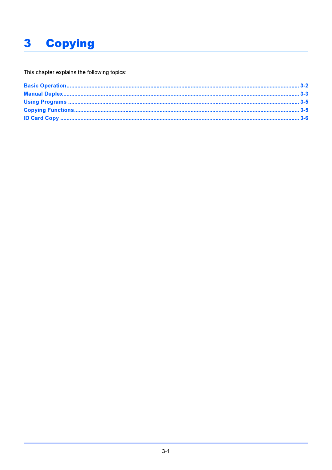 Kyocera FS-1220MFP, FS-1020MFP manual Copying, This chapter explains the following topics 